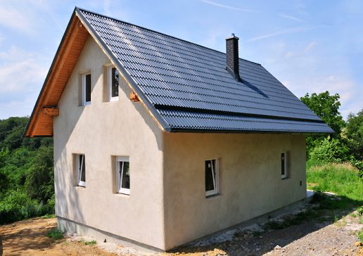 Straw bale house, Kunova, Styria, Slovenia