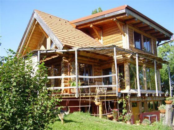 Log cabin, Destrnik near Maribor, Slovenia